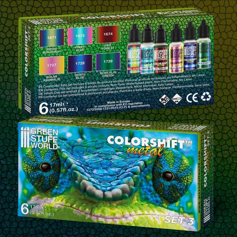 GREEN STUFF WORLD Colorshift Chameleon Acrylic Paint Set 3 - Image 3