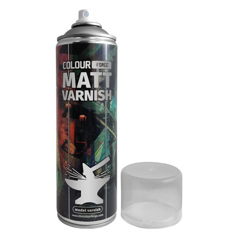 Colour Forge - Aerosol Spray Primer - Matt Varnish 500ml - PICKUP INSTORE ONLY
