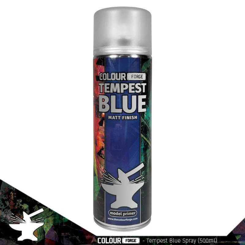 Colour Forge - Aerosol Spray Primer - Tempest Blue 500ml - PICKUP INSTORE ONLY