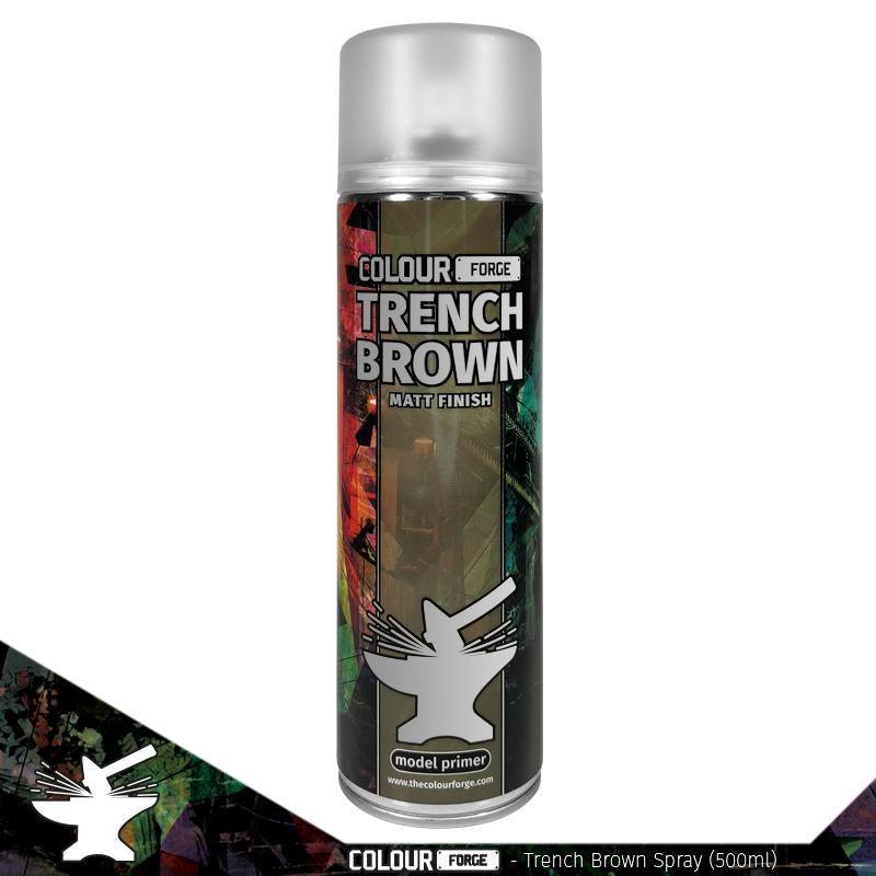Colour Forge - Aerosol Spray Primer - Trench Brown 500ml - PICKUP INSTORE ONLY