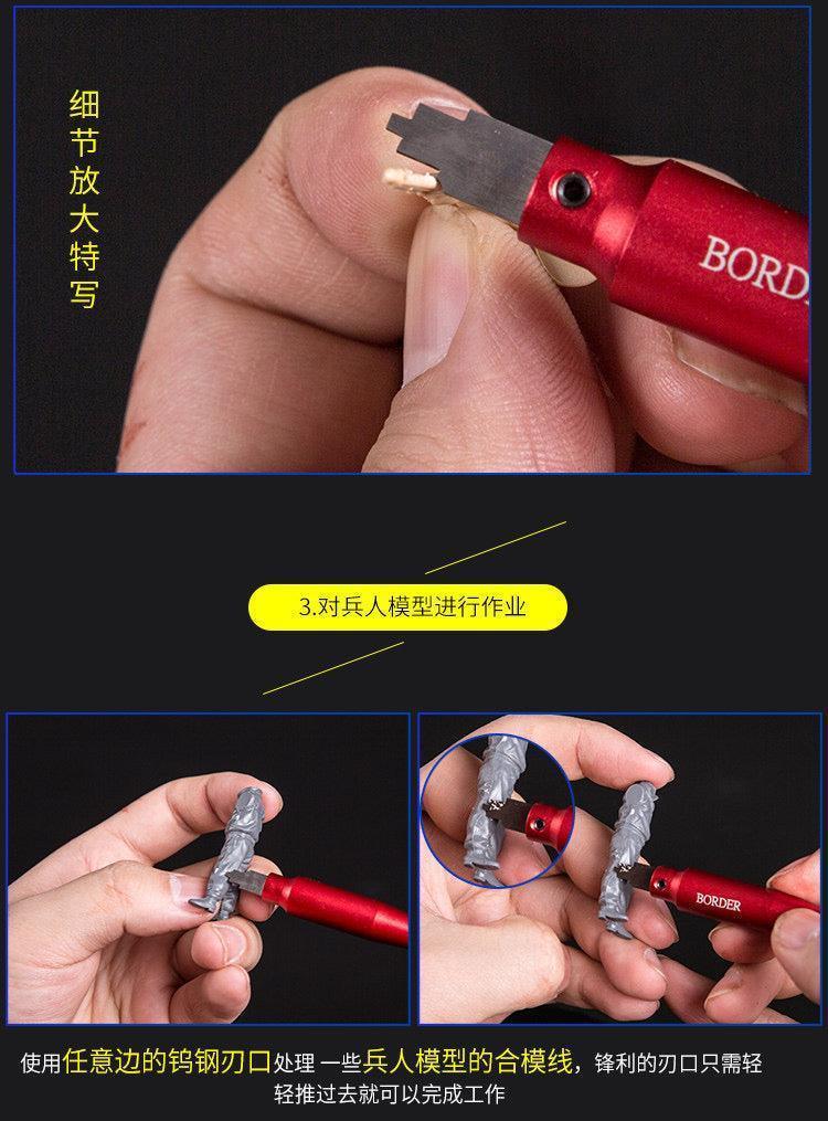 Border Model Blue Tungsten Steel Profile Scraper - Image 9