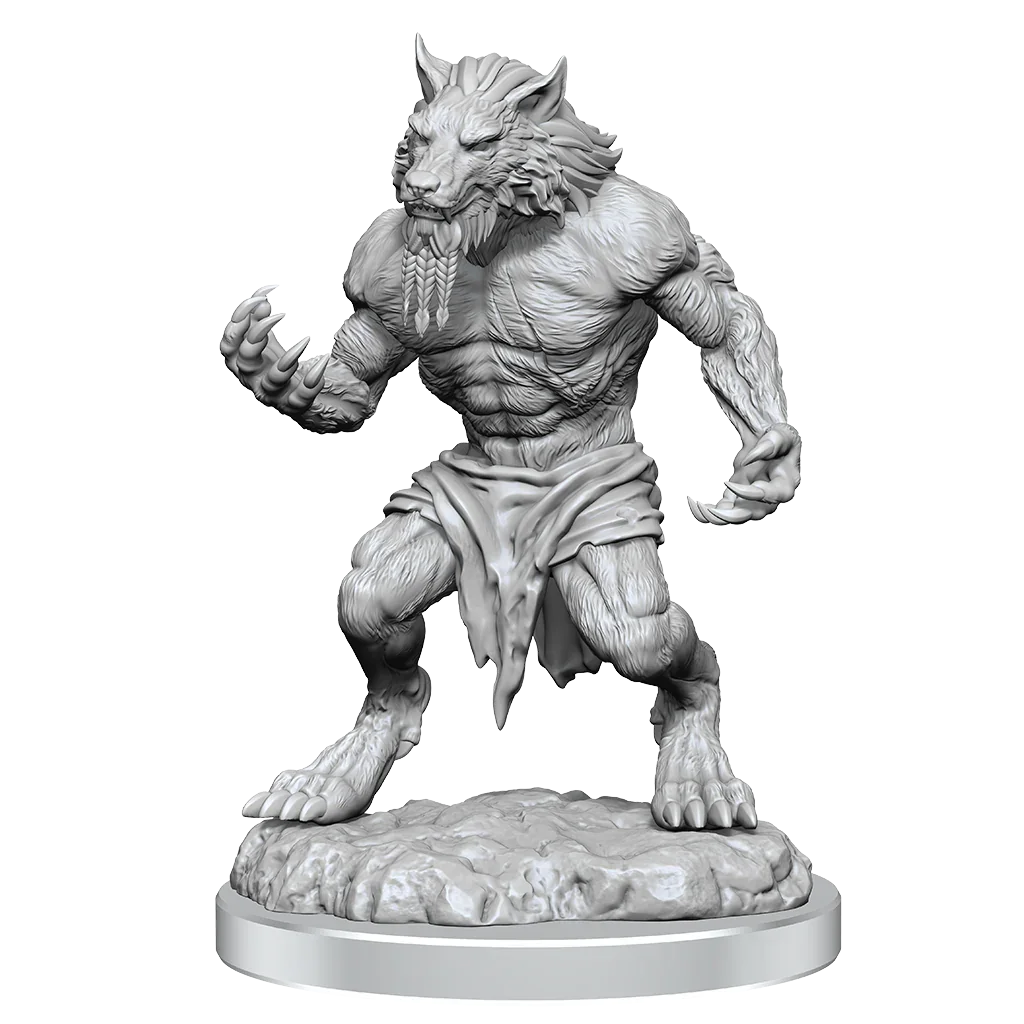 Critical Role Unpainted Miniatures Fey Werewolves - Image 2
