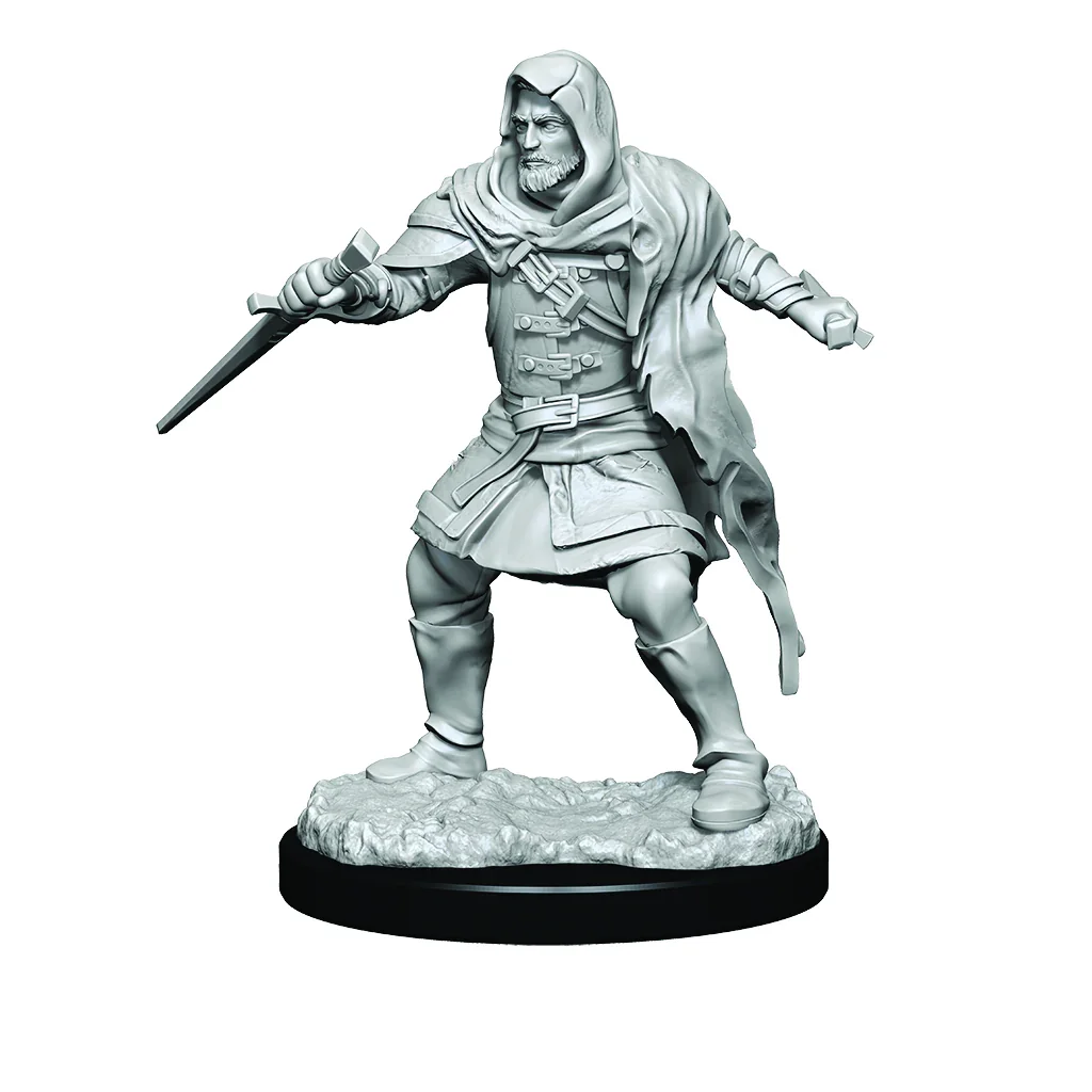 Critical Role Unpainted Miniatures Hollow One Rogue and Sorceror Male - Image 2