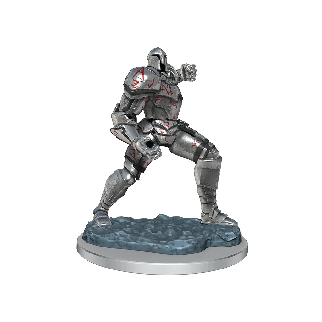 Critical Role Unpainted Miniatures Platinum Golem - Image 2