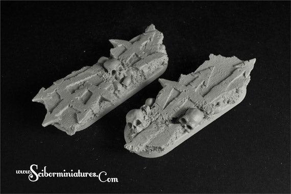 Crused Earth 25mm/65mm round bases (2)