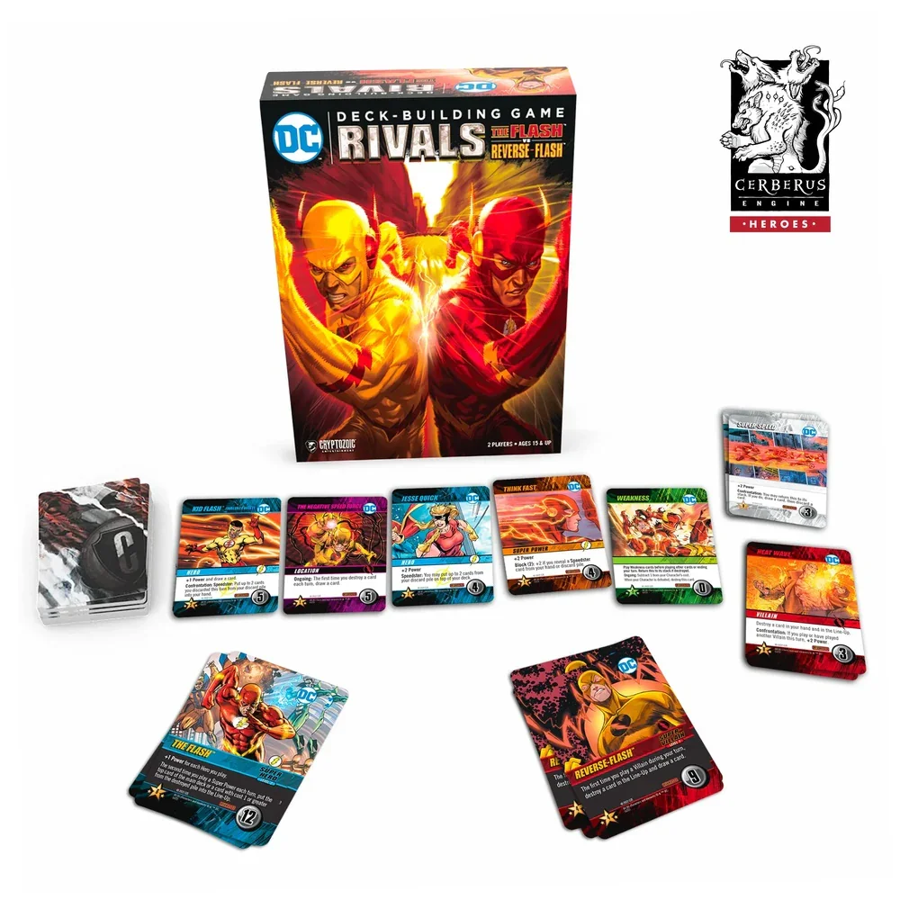 Cryptozoic: DC Comics Deck-Building Game: Rivals The Flash Vs. Reverse-Flash (KS) - Image 2