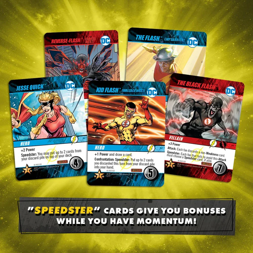 Cryptozoic: DC Comics Deck-Building Game: Rivals The Flash Vs. Reverse-Flash (KS) - Image 3