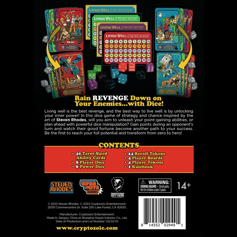 Cryptozoic: Steven Rhodes: Living Well Is The Best Revenge - Image 4