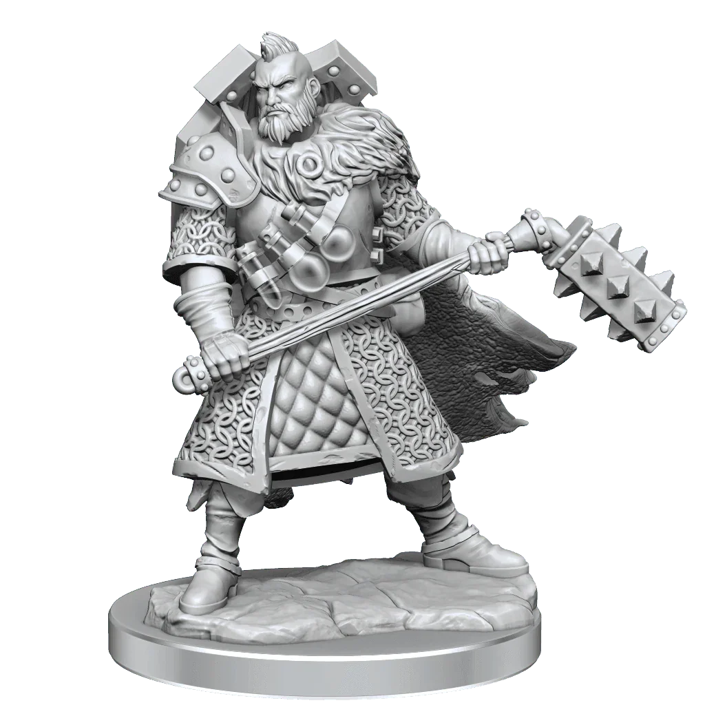 D&D Frameworks Human Male Fighter