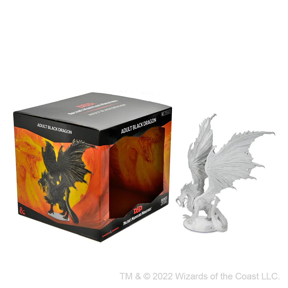 D&D Nolzurs Marvelous Miniatures Adult Black Dragon - Image 3