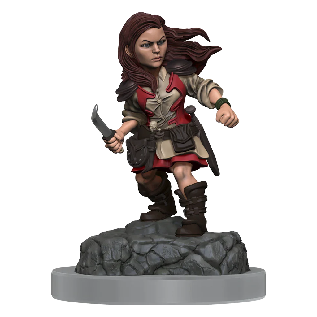 D&D Nolzurs Marvelous Miniatures Halfling Rogue Female - Image 2