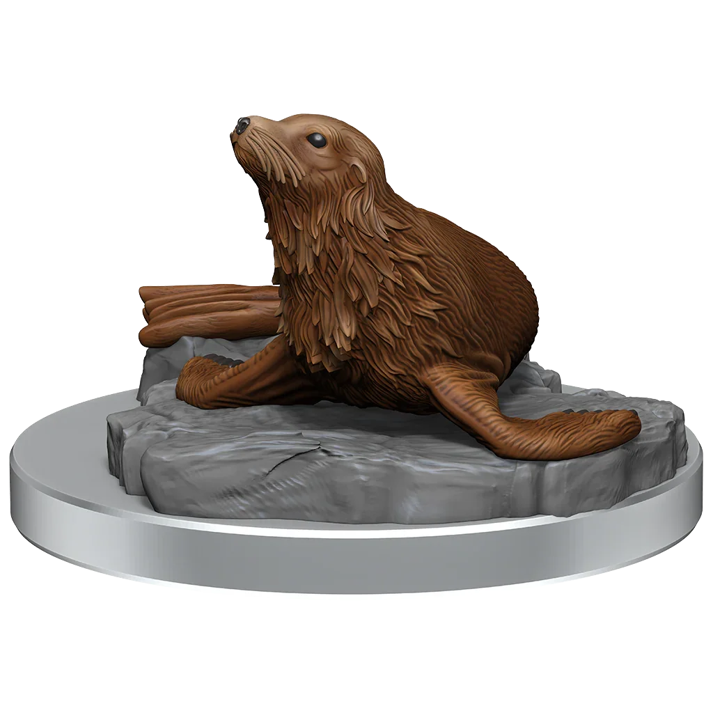 D&D Nolzurs Marvelous Miniatures Locathah & Seal - Image 4