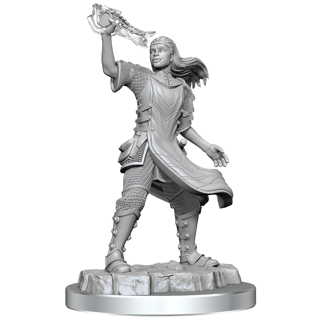 D&D Nolzurs Marvelous Unpainted Miniatures Aasimar Cleric Female - Image 3