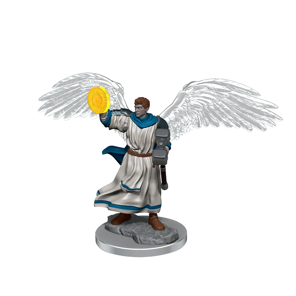 D&D Nolzurs Marvelous Unpainted Miniatures Aasimar Cleric Male - Image 4
