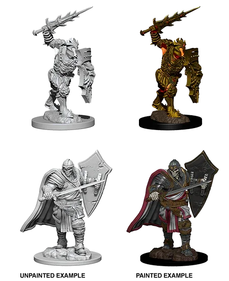 D&D Nolzurs Marvelous Unpainted Miniatures Death Knight & Helmed Horror