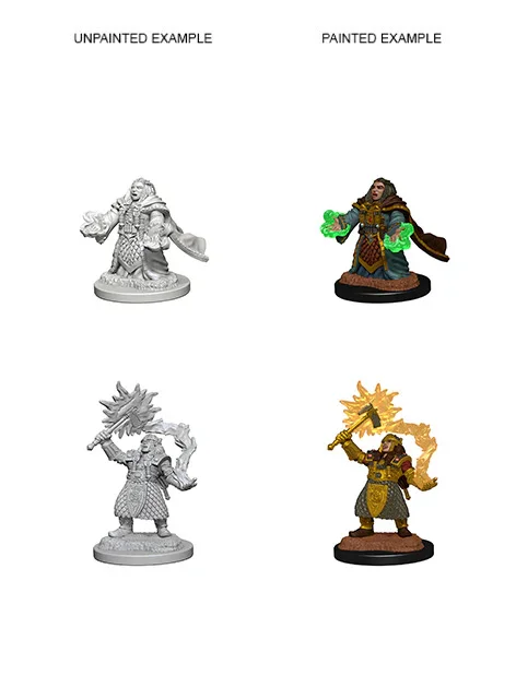 D&D Nolzurs Marvelous Unpainted Miniatures Dwarf Female Cleric - Image 2