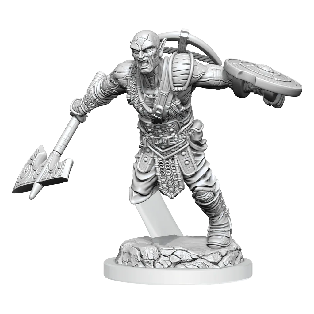 D&D Nolzurs Marvelous Unpainted Miniatures Earth Genasi Fighter