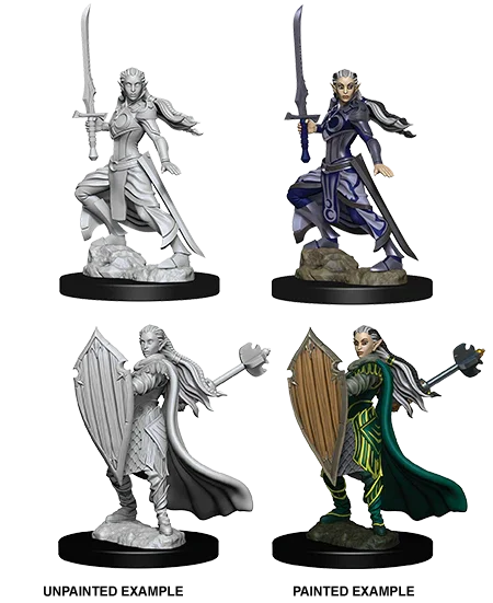 D&D Nolzurs Marvelous Unpainted Miniatures Female Elf Paladin