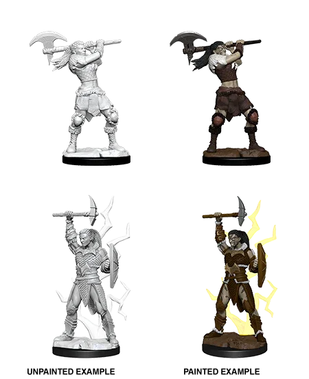 D&D Nolzurs Marvelous Unpainted Miniatures Female Goliath Barbarian