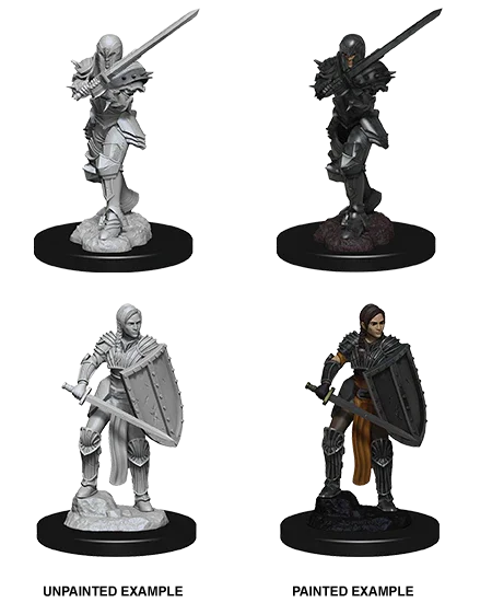 D&D Nolzurs Marvelous Unpainted Miniatures Female Human Fighter