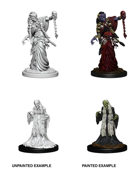 D&D Nolzurs Marvelous Unpainted Miniatures Green Hag & Night Hag