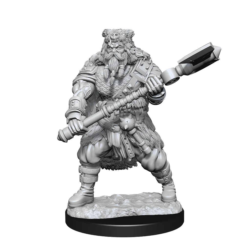 D&D Nolzurs Marvelous Unpainted Miniatures Human Barbarian Male - Image 2