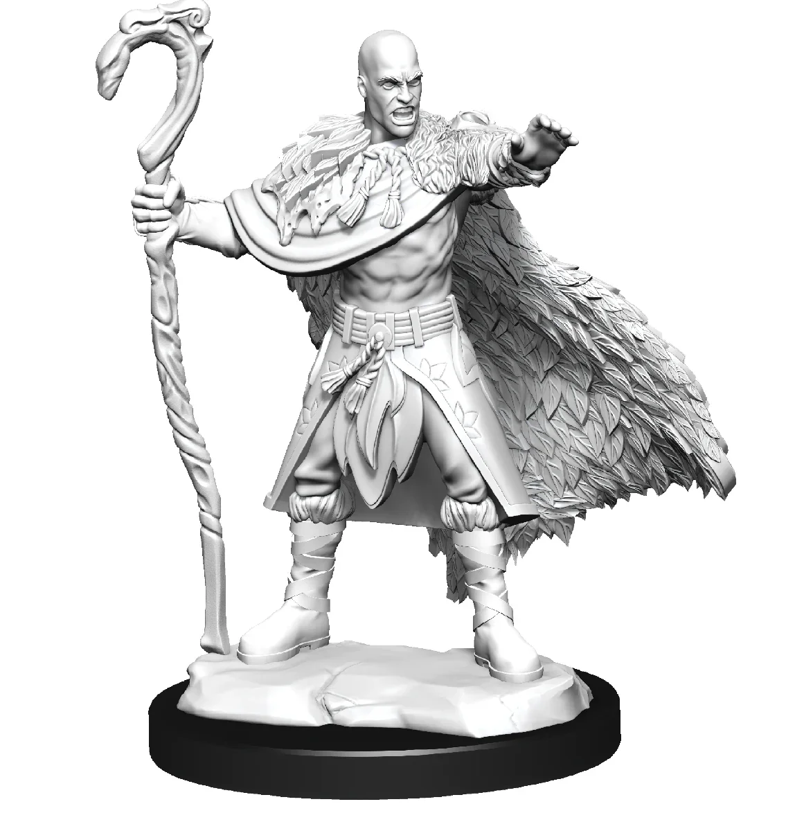 D&D Nolzurs Marvelous Unpainted Miniatures Human Druid Male - Image 2
