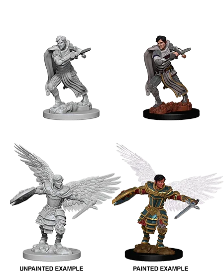 D&D Nolzurs Marvelous Unpainted Miniatures Male Aasimar Fighter