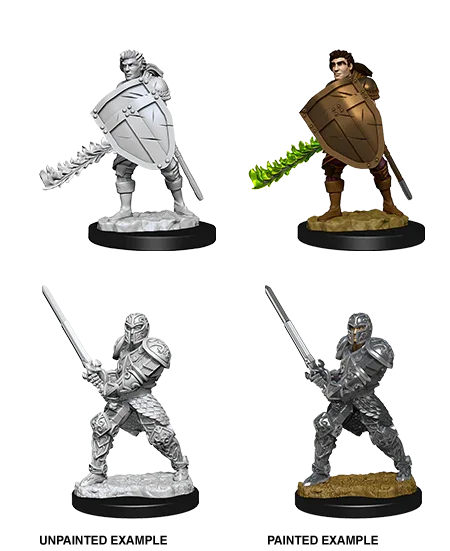 D&D Nolzurs Marvelous Unpainted Miniatures Male Human Fighter