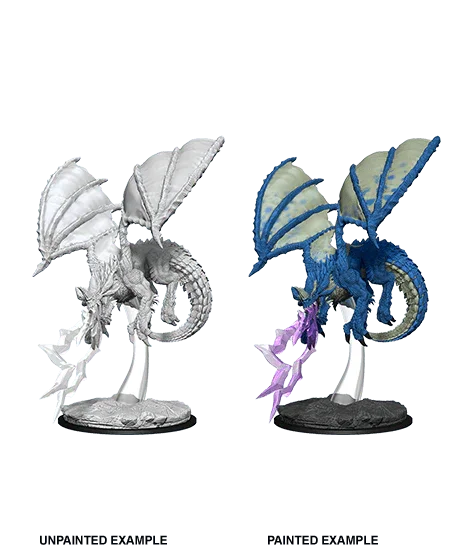 D&D Nolzurs Marvelous Unpainted Miniatures Young Blue Dragon - (LC)