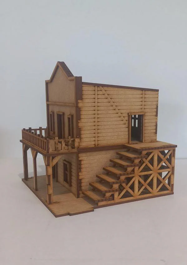 Dark Castle Terrain - Old West 2 Storey Building - Image 4