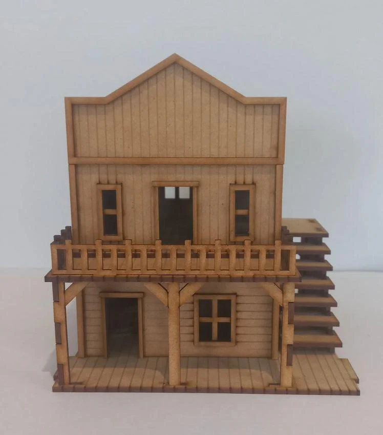 Dark Castle Terrain - Old West 2 Storey Building - Image 6