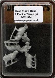 Dead Man's Hand - A Flock of Sheep (4 sheep, 2 lambs)