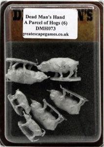 Dead Man's Hand - A Passel of Hogs (4 pigs, 2 piglets)