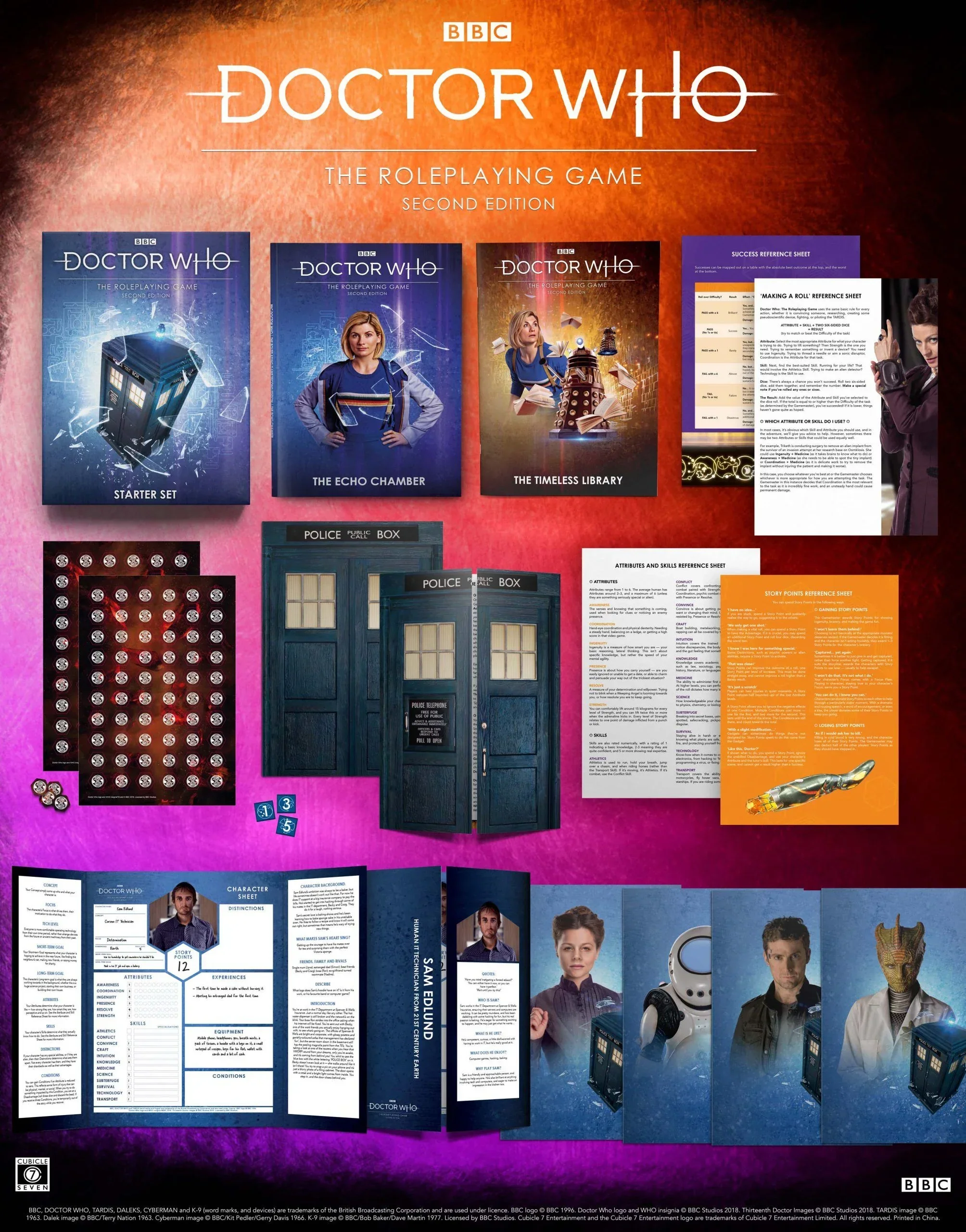 Doctor Who The RPG 2e Starter Set (Dr Who) - Image 3