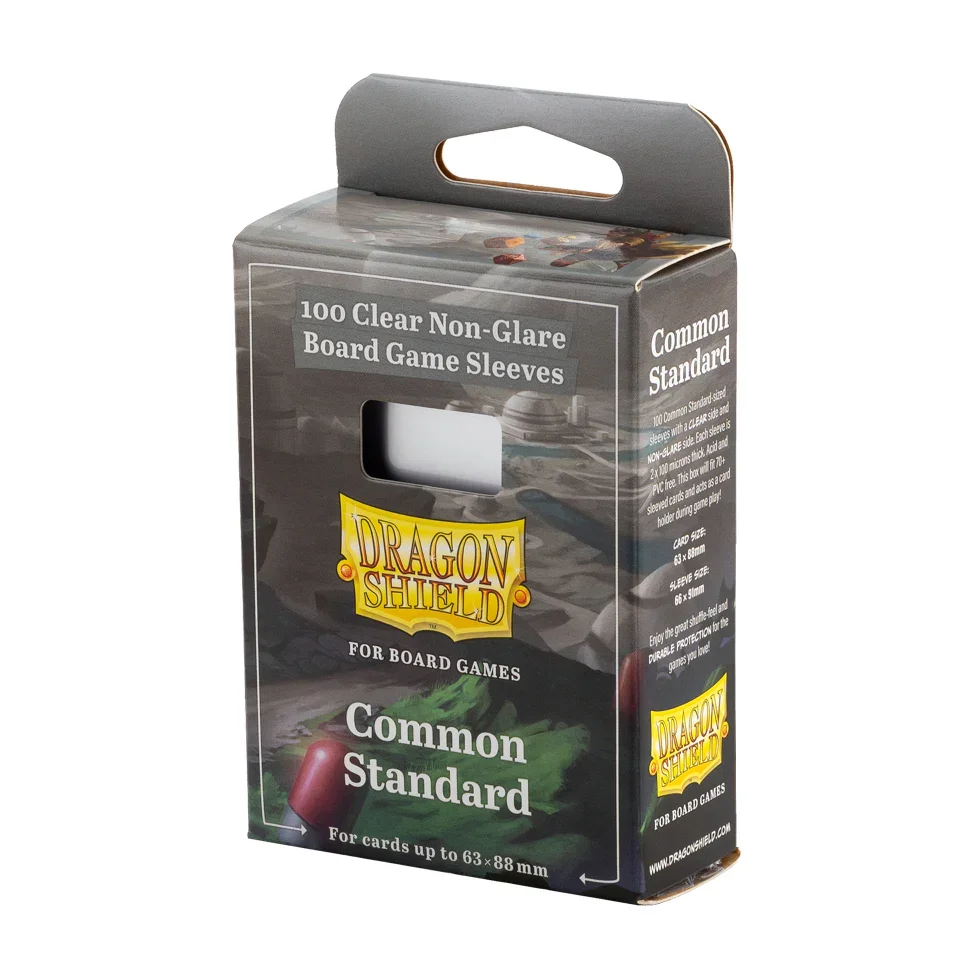 Dragon Shield: Board Game Sleeves β Clear Non-Glare β Common Standard