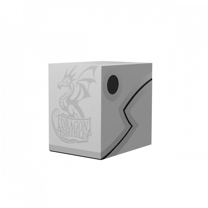 Dragon Shield: Deck Box – Double Shell – Ashen White/Black