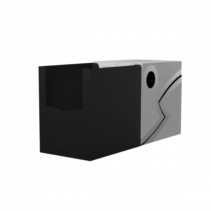 Dragon Shield: Deck Box – Double Shell – Ashen White/Black - Image 2