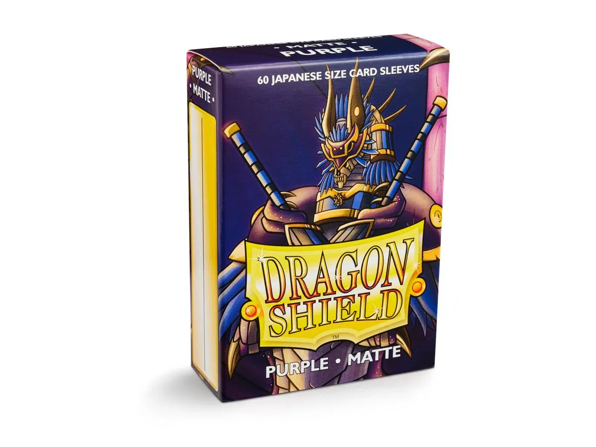 Dragon Shield: Japanese Size Sleeves – Matte – Purple