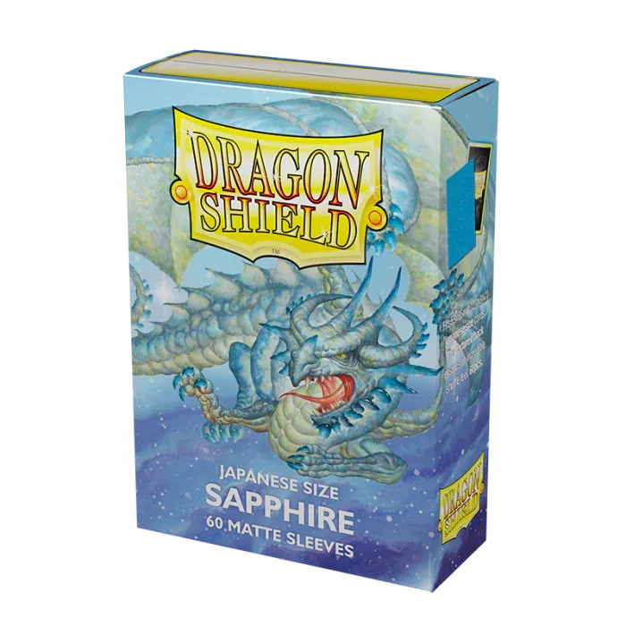 Dragon Shield: Japanese Size Sleeves β Matte β Sapphire