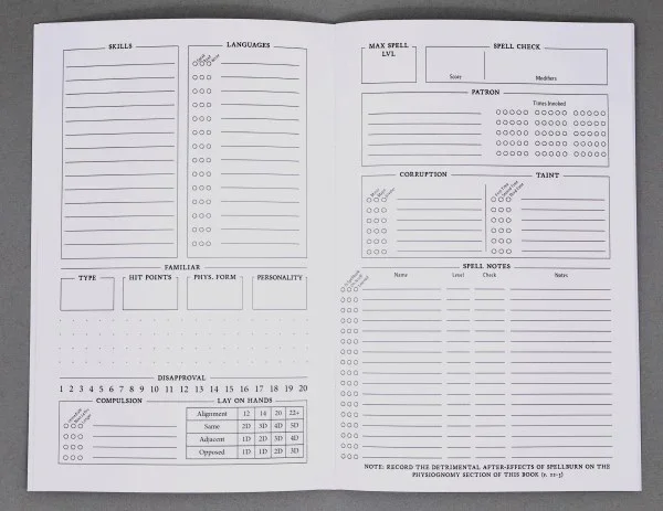 Dungeon Crawl Classics - DCC Digest Sized Character Folio