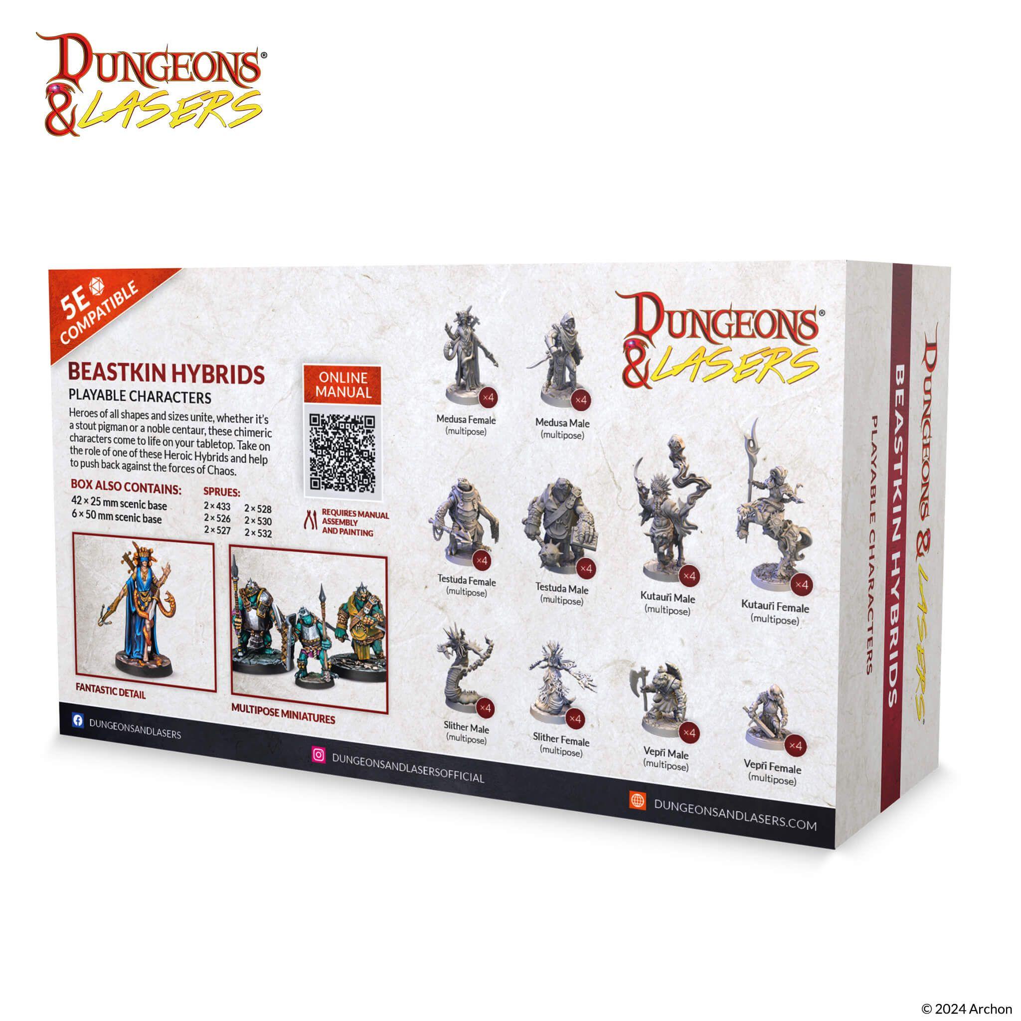 Dungeons & Lasers: Beastkin Hybrids: Playable Characters - Image 2