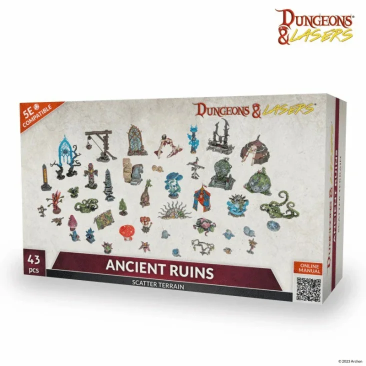 Dungeons & Lasers: Expansion Bits - Ancient Ruins Scatter Terrain