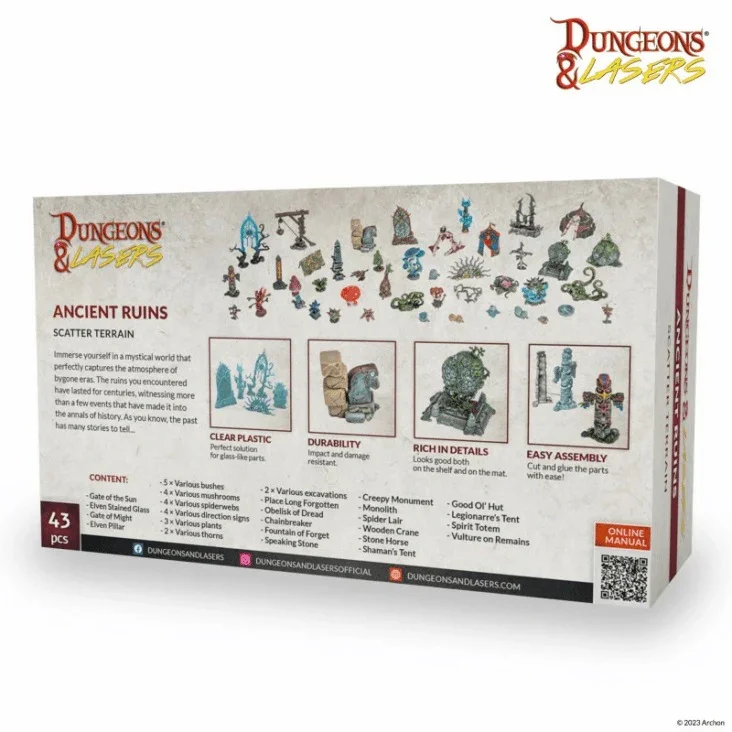Dungeons & Lasers: Expansion Bits - Ancient Ruins Scatter Terrain - Image 2