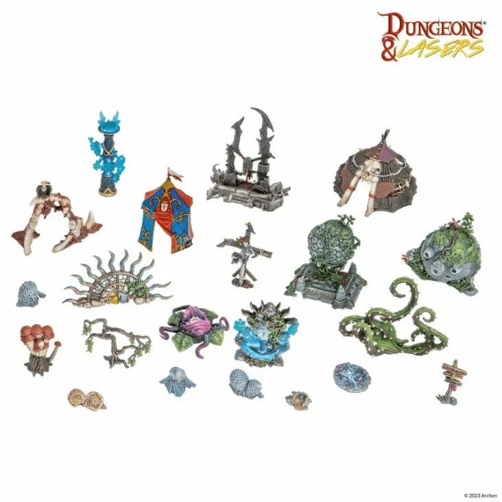 Dungeons & Lasers: Expansion Bits - Ancient Ruins Scatter Terrain - Image 4