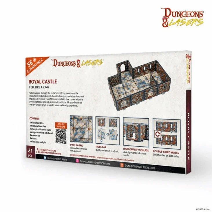 Dungeons & Lasers: Expansion Bits - Royal Castle - Image 2