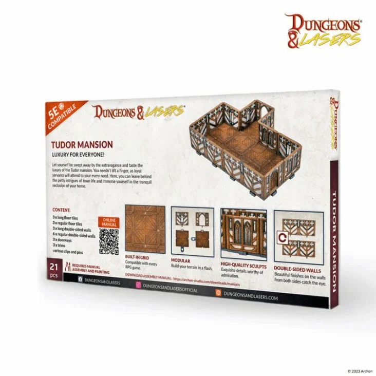 Dungeons & Lasers: Expansion Bits - Tudor Mansion - Image 2
