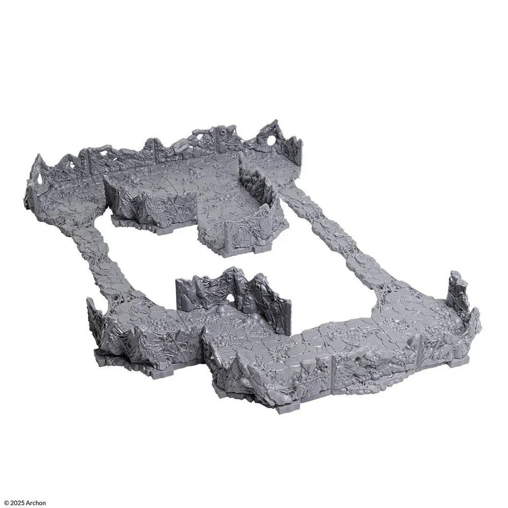 Dungeons & Lasers: Half-Height Walls - Spider Nest: Unpainted - Image 2