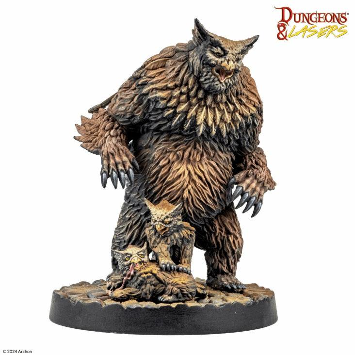 Dungeons & Lasers: Miniatures - Owlbear Family - Image 2