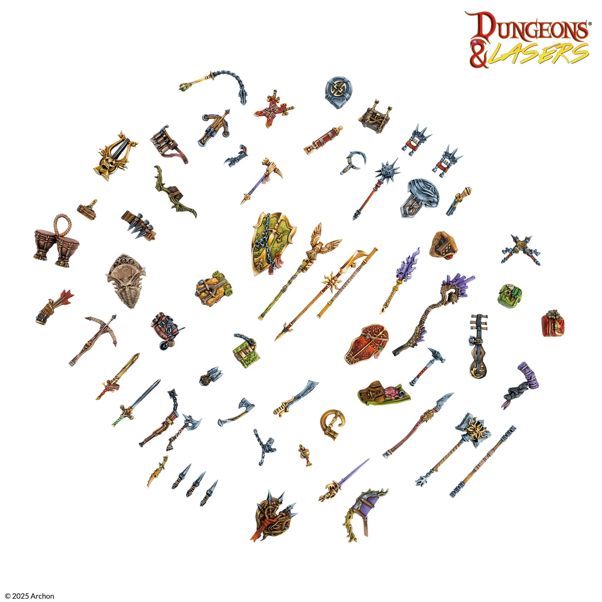 Dungeons & Lasers: Miniatures - Adventurer's Gear Set - Image 2
